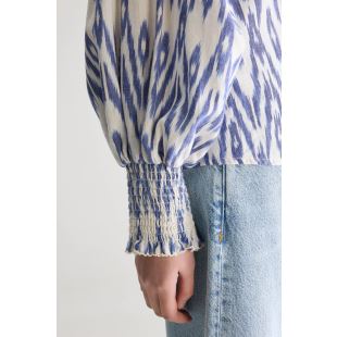 BELLEROSE - BLOUSE CASSIS | IKAT