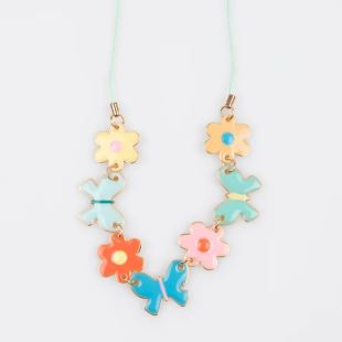 MERI MERI - COLLIER PAPILLONS ET FLEURS
