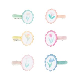 MERI MERI - BARRETTE FLEURS PRINTANIERES | 6 PINCES