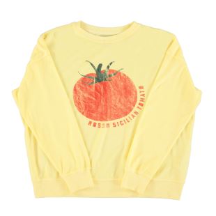 SISTERS DEPARTMENT - SWEAT ÉPONGE TOMATO