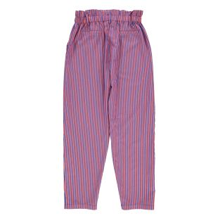 SISTERS DEPARTMENT - PANTALON RAYURES BLEU ET ORANGE