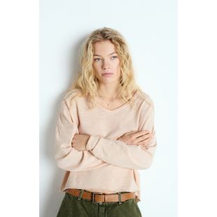 AMERICAN VINTAGE - TEE SONOMA ML COL V | BISCUIT VINTAGE