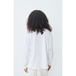 AMERICAN VINTAGE - TEE SONOMA ML COL V | BLANC