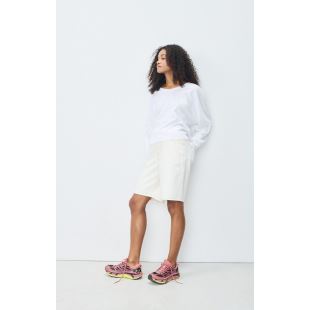 AMERICAN VINTAGE - TEE SONOMA ML COL V | BLANC