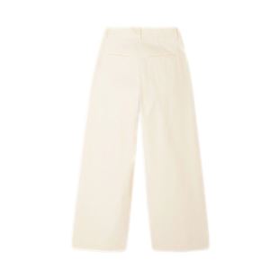 AMERICAN VINTAGE - PANTALON LARGE GOZZY | NACRE