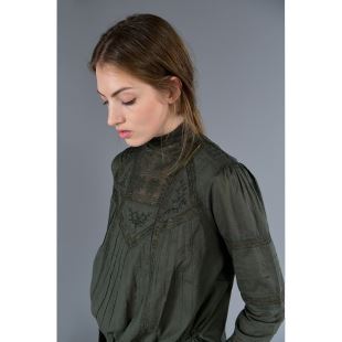 SOEUR - BLOUSE CÉLESTINE KAKI
