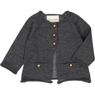 LOUIS LOUISE - CARDIGAN ROSANNE GRIS