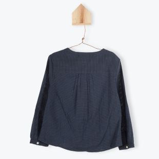 ARSÈNE ET LES PIPELETTES - BLOUSE MANDY CARREAUX BOUTONNÉE