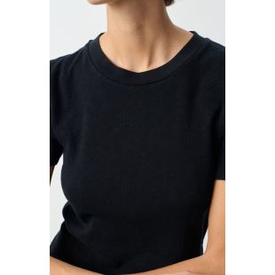 AMERICAN VINTAGE - TEE SONOMA MC COL ROND | NOIR