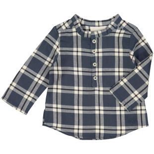 LOUIS LOUISE - CHEMISE GRAND PÈRE TARTAN BLUE