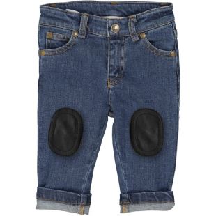 LOUIS LOUISE - JEAN MINI DINO DENIM BLEU