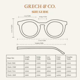 GRECH & CO - LUNETTE DE SOLEIL CLASSIQUE ADO | BUCKWHEAT