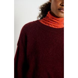 AMERICAN VINTAGE - PULL VITOW | GRENAT CHINÉ