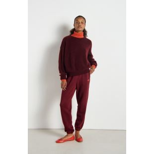 AMERICAN VINTAGE - PULL VITOW | GRENAT CHINÉ
