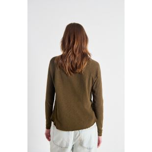 AMERICAN VINTAGE - TEE SONOMA ML COL BATEAU | BOIS VINTAGE