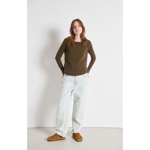 AMERICAN VINTAGE - TEE SONOMA ML COL BATEAU | BOIS VINTAGE