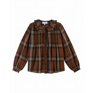 EMILE & IDA - LIGNE FEMME - BLOUSE CARREAUX