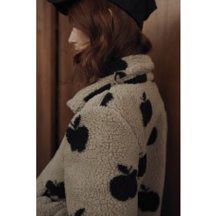 EMILE & IDA - LIGNE FEMME - VESTE FAUSSE FOURRURE | POMME