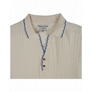 EMILE & IDA - LIGNE FEMME - POLO | CREME