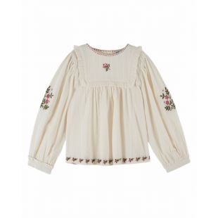 EMILE ET IDA - BLOUSE BÉBÉ | CREME