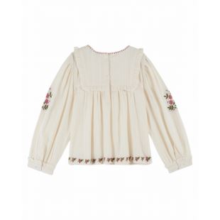 EMILE ET IDA - BLOUSE BÉBÉ | CREME