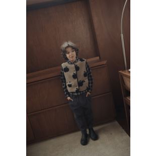 EMILE ET IDA - PANTALON VELOURS | CARBONE