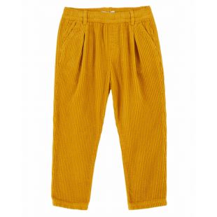 EMILE ET IDA - PANTALON VELOURS | MOUTARDE
