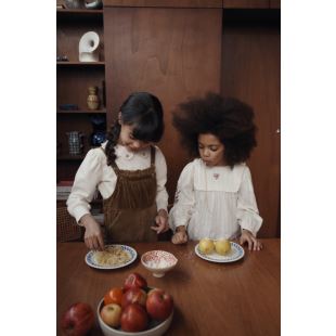 EMILE ET IDA - BLOUSE BRODÉE CREME