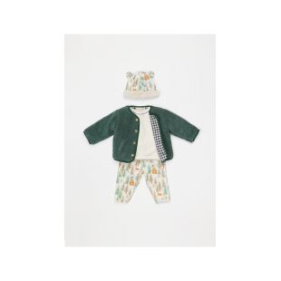 ARSENE ET LES PIPELETTES - VESTE BÉBÉ SHERPA VICHY