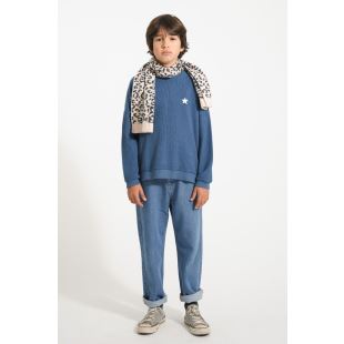 PIUPIUCHICK - JEAN | WASHED NAVY DENIM