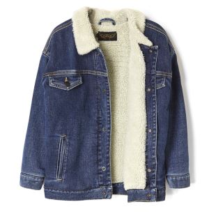 FINGER IN THE NOSE - MANTEAU ROAD BLUE DENIM