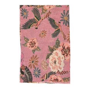 SISTERS DEPARTMENT - FOULARD | FLOWERS & PARROTS
