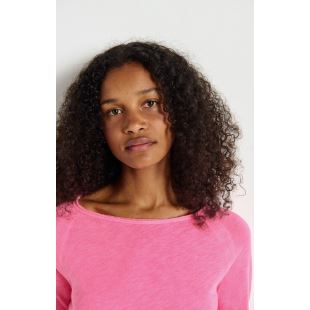 AMERICAN VINTAGE - TEE SONOMA ML COL BATEAU | PINK ACID