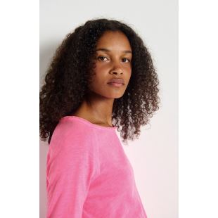 AMERICAN VINTAGE - TEE SONOMA ML COL BATEAU | PINK ACID