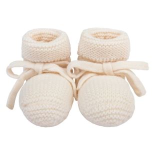 BONJOUR LITTLE - CHAUSSONS MERINOS | MILK