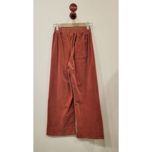 HOD PARIS - PANTALON LARGE JIMMY VELOURS | BRICK