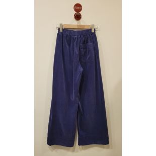 HOD PARIS - PANTALON LARGE JIMMY VELOURS | DUSK