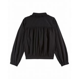 EMILE & IDA - LIGNE FEMME - BLOUSE CHARLINE | NOIR