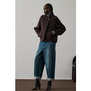 SOEUR - MANTEAU WINDSOR | AUBERGINE