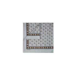SOEUR - FOULARD SOIE | BLEU & BRONZE