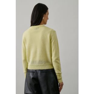 SOEUR - CARDIGAN GRIFFITH | JAUNE ACIDE