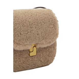 SOEUR - SAC MINI BELLISSIMA | SHEARLING SABLE