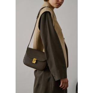 SOEUR - SAC MINI BELLISSIMA | VERT OLIVE CAVIAR