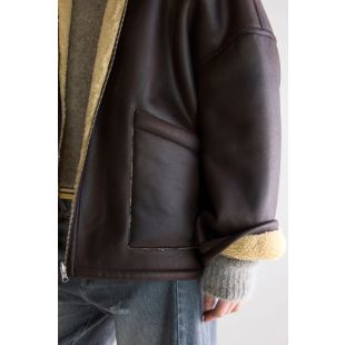 BELLEROSE - MANTEAU HESTEL | DARK ROAST