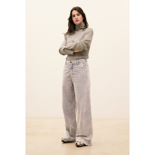 HOD PARIS - PANTALON PACIFIE VELOURS WASH | SKY