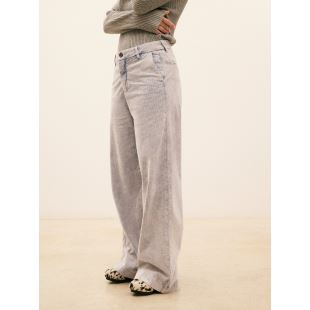 HOD PARIS - PANTALON PACIFIE VELOURS WASH | SKY