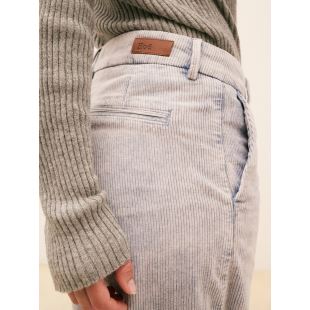 HOD PARIS - PANTALON PACIFIE VELOURS WASH | SKY