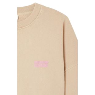 AMERICAN VINTAGE - SWEAT PLIZZY COL ROND | DUNE