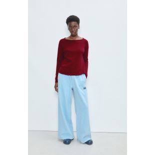 AMERICAN VINTAGE - TEE SONOMA ML COL BATEAU | CERISIER VINTAGE