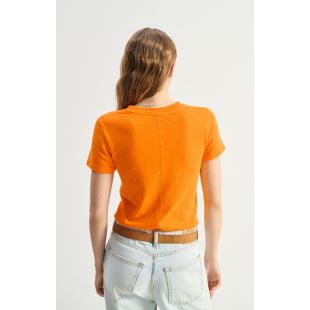 AMERICAN VINTAGE - TEE SONOMA MC COL ROND | AGRUME VINTAGE